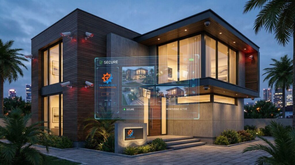 Security / Surveillance installed to protect home